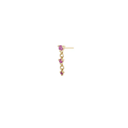 Cascade 3 - Baby Pink Sapphire - Threadless End