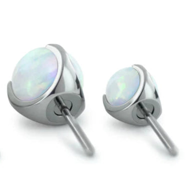 Titanium Sphere Gem Prong - Opal