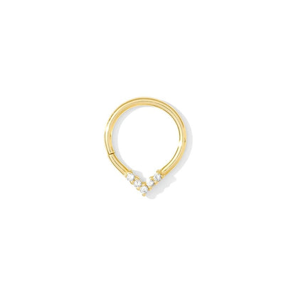 Apex - White Diamonds - Continuous Ring