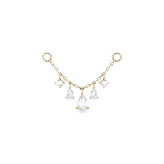 Eloise White Topaz - Chain