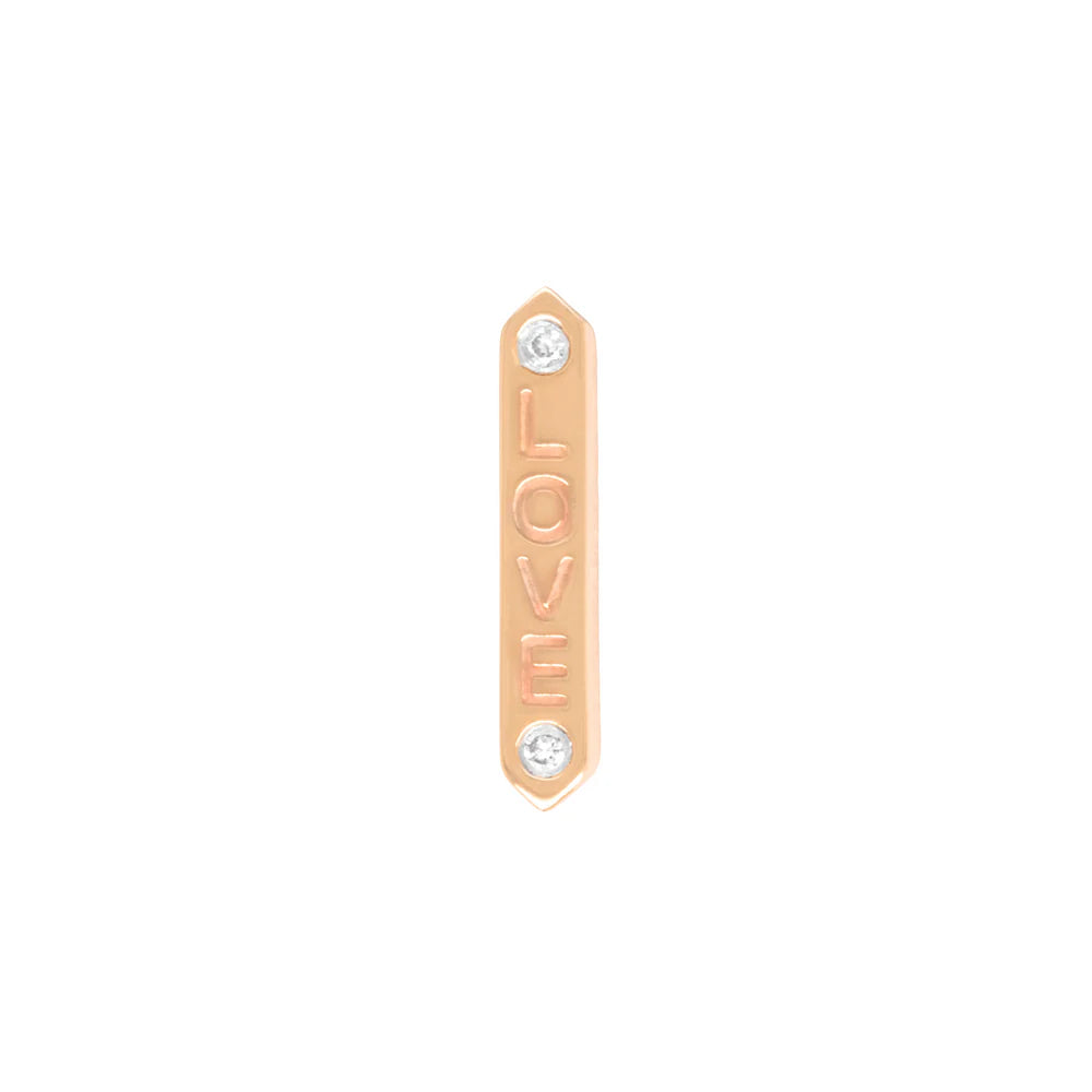 "LOVE" - Diamond - Threadless End