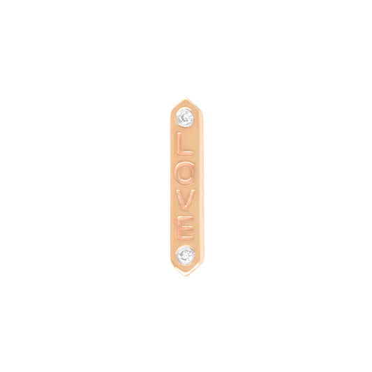 "LOVE" - Diamond - Threadless End