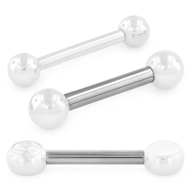 Titanium Threadless Nipple Bar Shaft