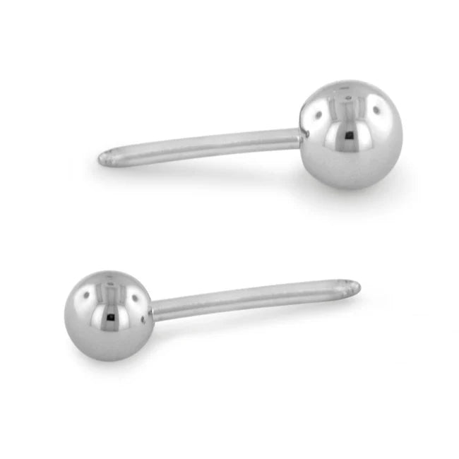 Titanium Curved Barbell Balls